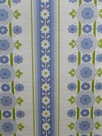 blue green flowers in vertical lines