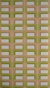 beige green geometric pattern
