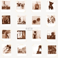 ESTA wallpaper polaroid pictures sepia