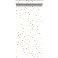 ESTA wallpaper white with golden dots