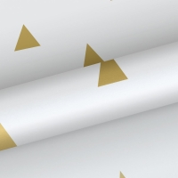 ESTA wallpaper white with golden triangles