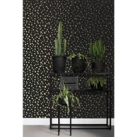 ESTA behang terrazzo zwart en goud