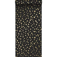 ESTA wallpaper black and gold terrazzo