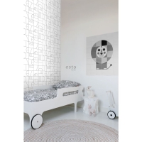 ESTA wallpaper white and black art deco design