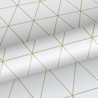 ESTA wallpaper white with golden triangles