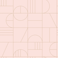 ESTA art deco behang zacht roze en goud