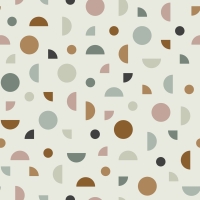 ESTA wallpaper graphic design in beige, pink and mint green