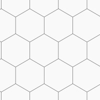 Papier peint hexagone noir et blanc
