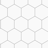 Black and white hexagon wallpaper