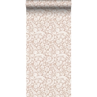 ESTA behang bloemen terracotta