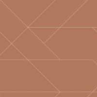 Terracotta graphic lines wallpaper