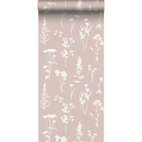 ESTA wallpaper wild flowers pink