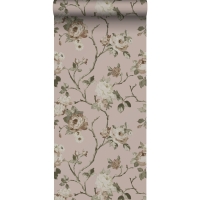 ESTA wallpaper flowers vintage style old pink