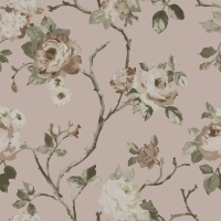 ESTA wallpaper flowers vintage style old pink