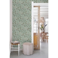 ESTA behang vintage bloemen groen