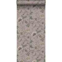 ESTA wallpaper flowers vintage old pink