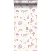 ESTA wallpaper with unicorns inpurple