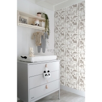 ESTA boys room wallpaper with wild animals