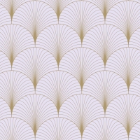 ESTA art deco wallpaper lilac and gold