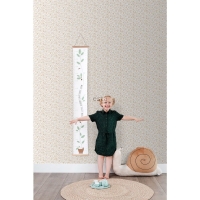 ESTA behang met kleine beige bloemetjes