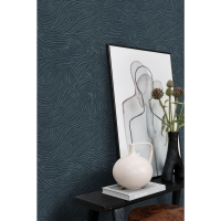 ESTA wallpaper 3D wavy lines dark blue