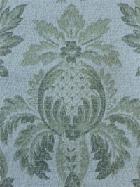 papier peint damask vert