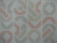 pink grey beige geometric figures in lines