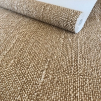 Brown Hessian imitation wallpaper