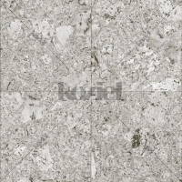 Grey cork squares imitation wallpaper