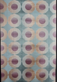 Paars bruin blauw vintage bloemenbehang