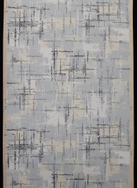 Grey, beige and black geometric fifties wallpaper