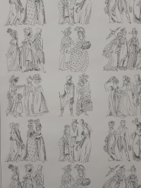 Mintgreen fifties wallpaper bourgeoisie