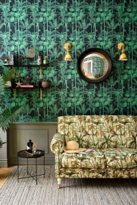 Premium wallpaper Palmera Cubana Dark