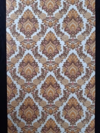 Brown, orange and pink damask vintage wallpaper