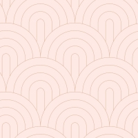 Pink with golden arches art deco wallpaper