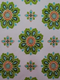 vintage floral wallpaper green