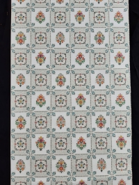 Tiles pattern vintage geometric wallpaper