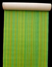 Groene verticale lijnen vintage geometrisch behang