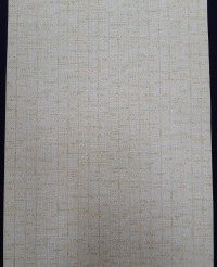 Papier peint vintage geometrique vert et orange