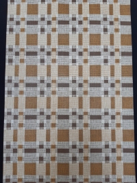 Papier peint vintage geometrique marron