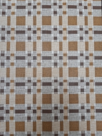 Papier peint vintage geometrique marron