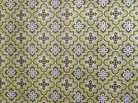 green geometric vintage wallpaper