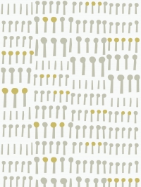 papier peint LAVMI Together blanc-jaune