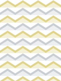 Papier peint LAVMI Hills lignes gris et jaune