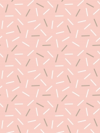 witte en grijze streepjes op een roze achtergrond