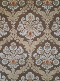 Brown and golden classic vintage wallpaper