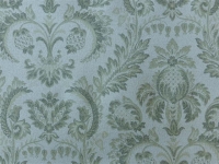 green damask wallpaper