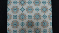 fleurs bleu papier peint vintage