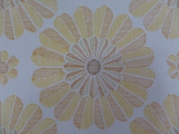 papier peint fleurs jaune orange