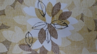 feuilles de fleurs blanc jaune vert brun